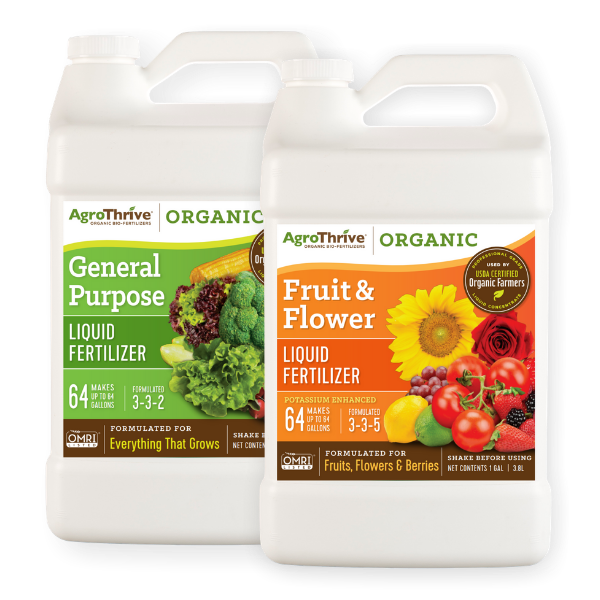 fertilizer for edible plants AgroThrive Organic Liquid Fertilizer for Fruits and Flowers | Fast Acting  Fertilizer for Plants | 100% Organic